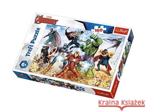 Puzzle 160 Gotowi by ratować świat Avenders TREFL  5900511153682 Trefl - książka