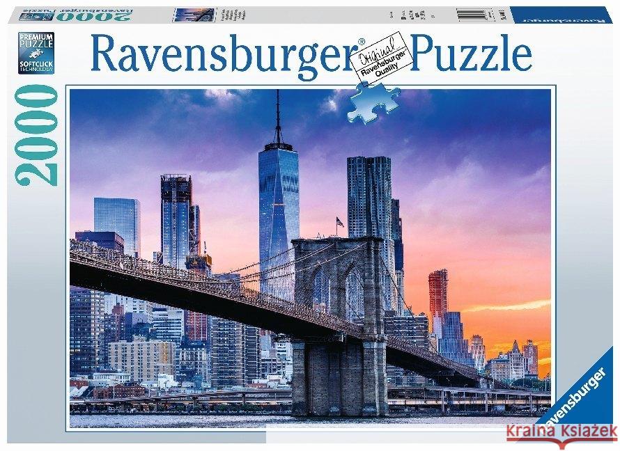 Puzzle 2000 Panorama Nowego Jorku Ravensburger 4005556160112 Ravensburger Verlag - książka