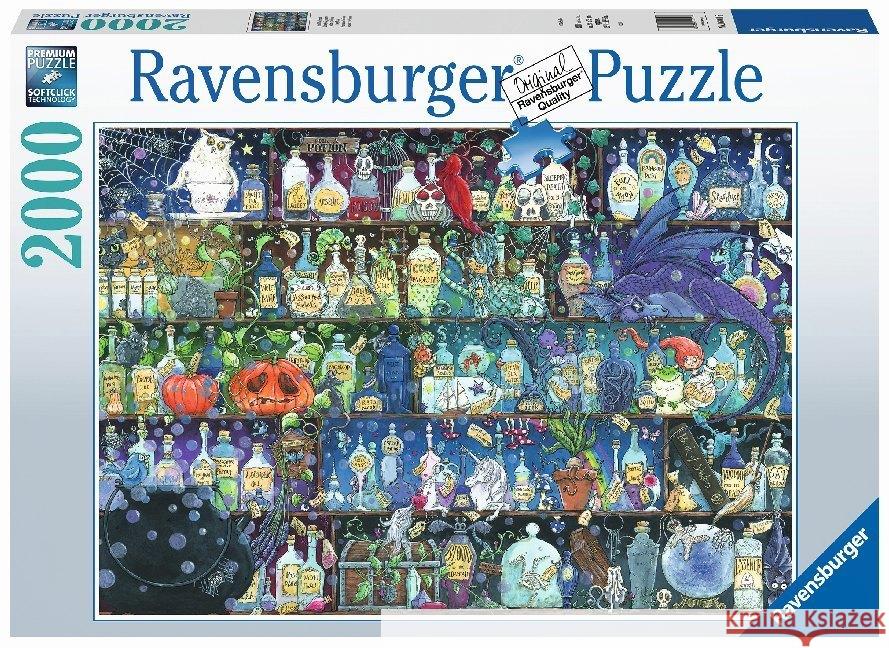 Puzzle 2000 Trucizny i mikstury  4005556160105 Ravensburger Verlag - książka