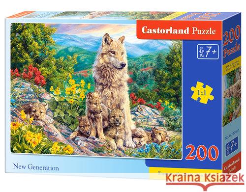 Puzzle 200 New Generation CASTOR  5904438222087 Castorland - książka