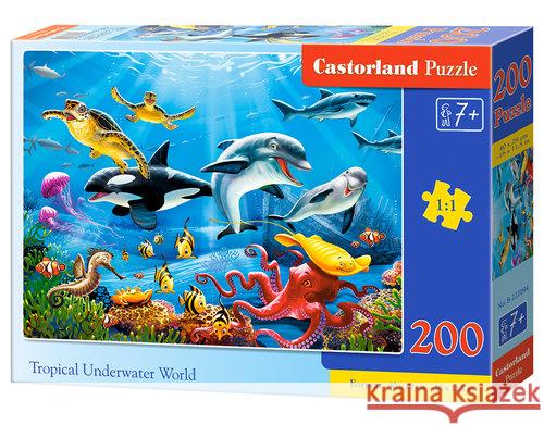 Puzzle 200 Tropical Underwater World CASTOR  5904438222094 Castorland - książka