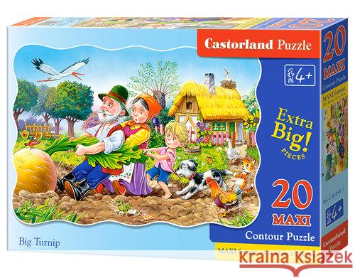 Puzzle 20 maxi - Duża Rzepka CASTOR  5904438002283 Castor - książka