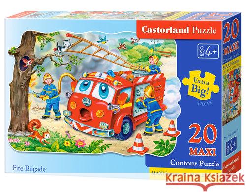 Puzzle 20 maxi - Straż pożarna CASTOR  5904438002146 Castor - książka