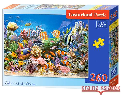 Puzzle 260 Kolory oceanu CASTOR  5904438027279 Castor - książka