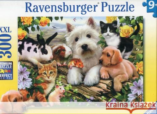 Puzzle 300 Szczęśliwe zwierzęta XXL Ravensburger 4005556131600 Ravensburger - książka