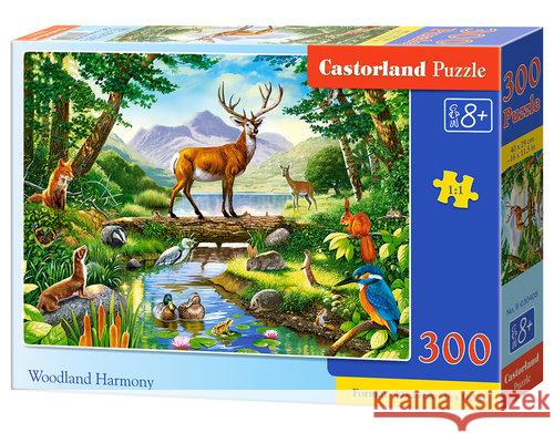 Puzzle 300 Woodland Harmony CASTOR  5904438030408 Castorland - książka