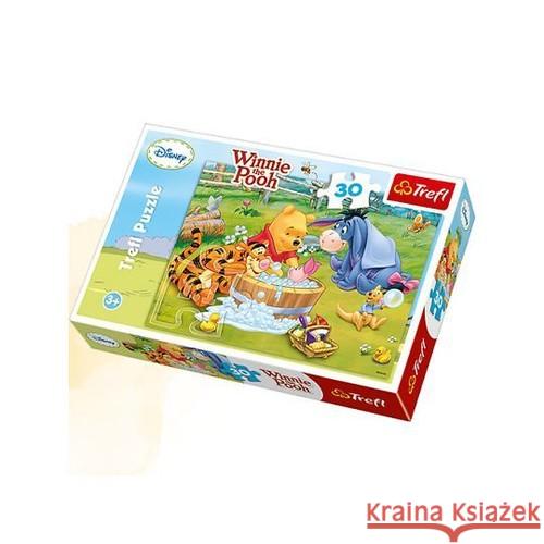 Puzzle 30 Kąpiel Prosiaczka TREFL  5900511181982 Trefl - książka