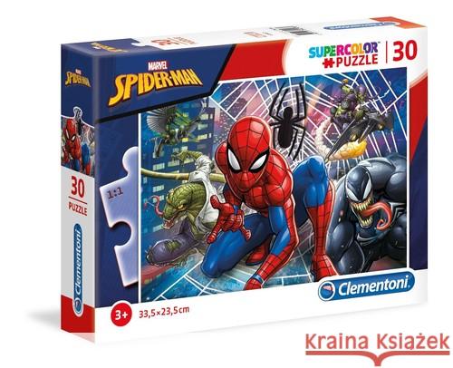 Puzzle 30 Super kolor Spiderman  8005125202508 Clementoni - książka