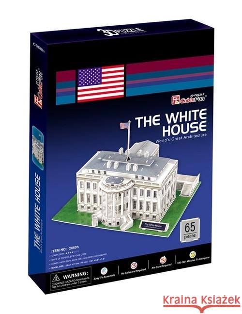 Puzzle 3D Biały Dom  6944588200602 Cubic Fun - książka