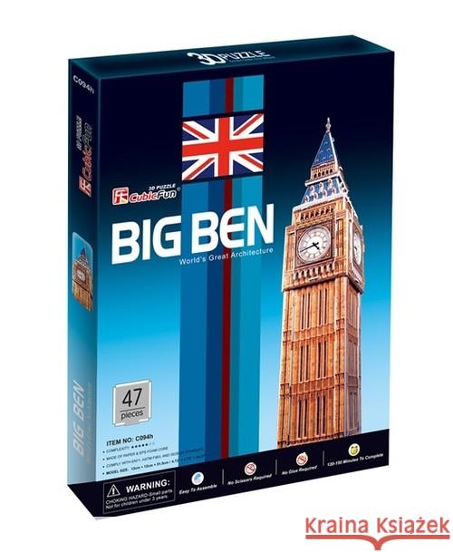 Puzzle 3D Big Ben  6944588200947 Cubic Fun - książka