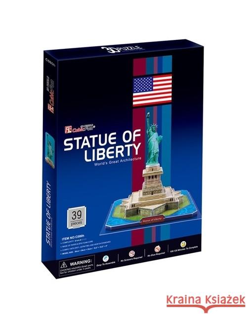 Puzzle 3D Statua Wolności  6944588200800 Cubic Fun - książka