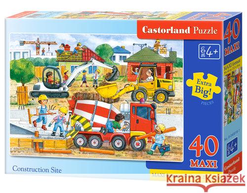 Puzzle 40 maxi - Na budowie CASTOR  5904438040018 Castor - książka