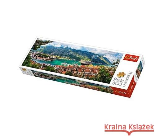 Puzzle 500 Panorama - Kotor Czarnogóra TREFL  5900511295061 Trefl - książka