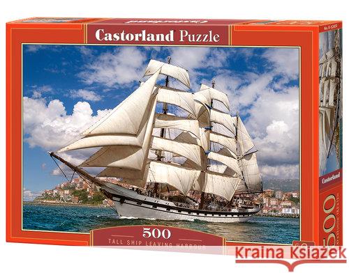 Puzzle 500 Tall Ship Leaving Harbour CASTOR  5904438052851 Castorland - książka