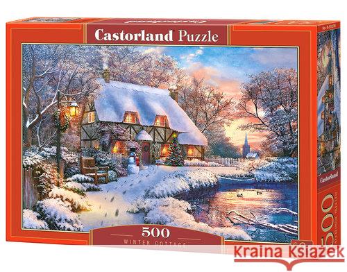 Puzzle 500 Winter Cottage CASTOR  5904438053278 Castorland - książka
