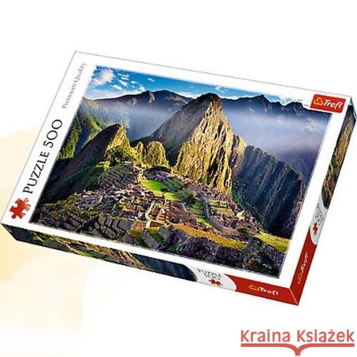 Puzzle 500 Zabytkowe sanktuarium Machu Picchu TREF  5900511372601 Trefl - książka