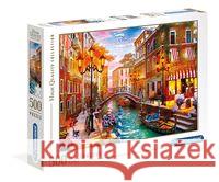 Puzzle 500 Zachód słońca nad Wenecją  8005125350636 Clementoni - książka