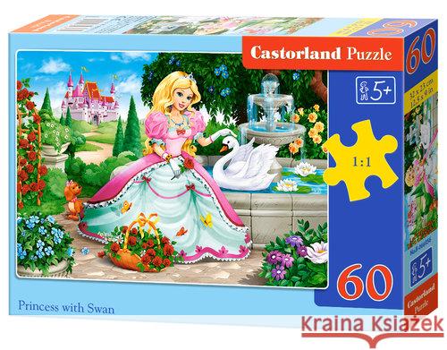 Puzzle 60 Księżniczka z łabędziem CASTOR  5904438066056 Castorland - książka