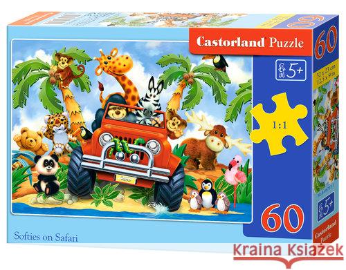 Puzzle 60 Softies on Safari CASTOR  5904438006793 Castor - książka