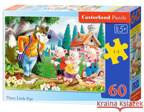 Puzzle 60 Trzy świnki CASTOR  5904438006519 Castor - książka