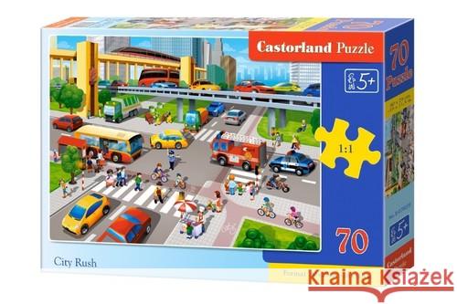 Puzzle 70 City Rush CASTOR  5904438070039 Castorland - książka