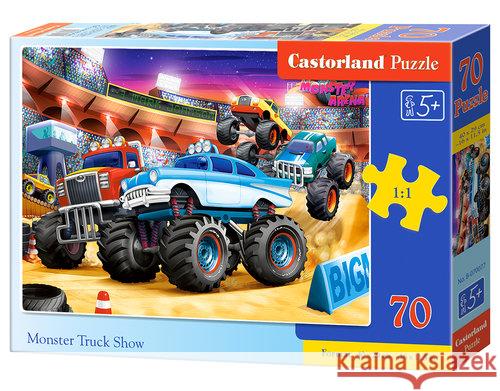 Puzzle 70 Monster Truck Show CASTOR  5904438070077 Castorland - książka