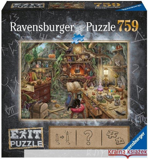 Puzzle 759 EXIT Kuchnia Czarownicy  4005556199525 Ravensburger Verlag - książka