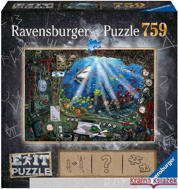 Puzzle 759 EXIT Łódź podwodna  4005556199532 Ravensburger Verlag - książka