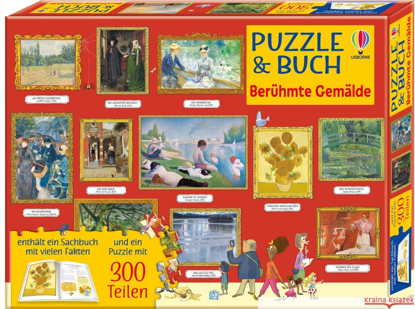 Puzzle & Buch: Berühmte Gemälde Dickins, Rosie 9781035700677 Usborne Verlag - książka