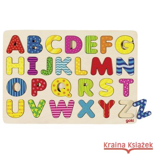 Puzzle alfabet  4013594576727 Goki - książka
