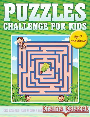 Puzzle Challenge for Kids: Crossword and Word Search Puzzles Greg Green 9781515258100 Createspace - książka