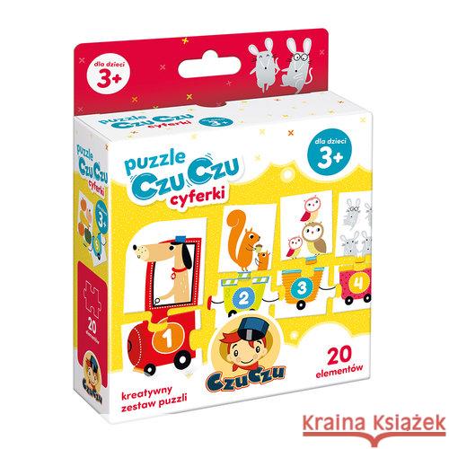 Puzzle CzuCzu cyferki  5902983490043 Bright Junior Media - książka