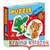 Puzzle dla maluszków - krokodyl ALEX  5906018017328 Alexander - książka