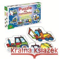 Puzzle dla maluszków - maszyny budowlane ALEX  5906018005417 Z.P. Alexander - książka