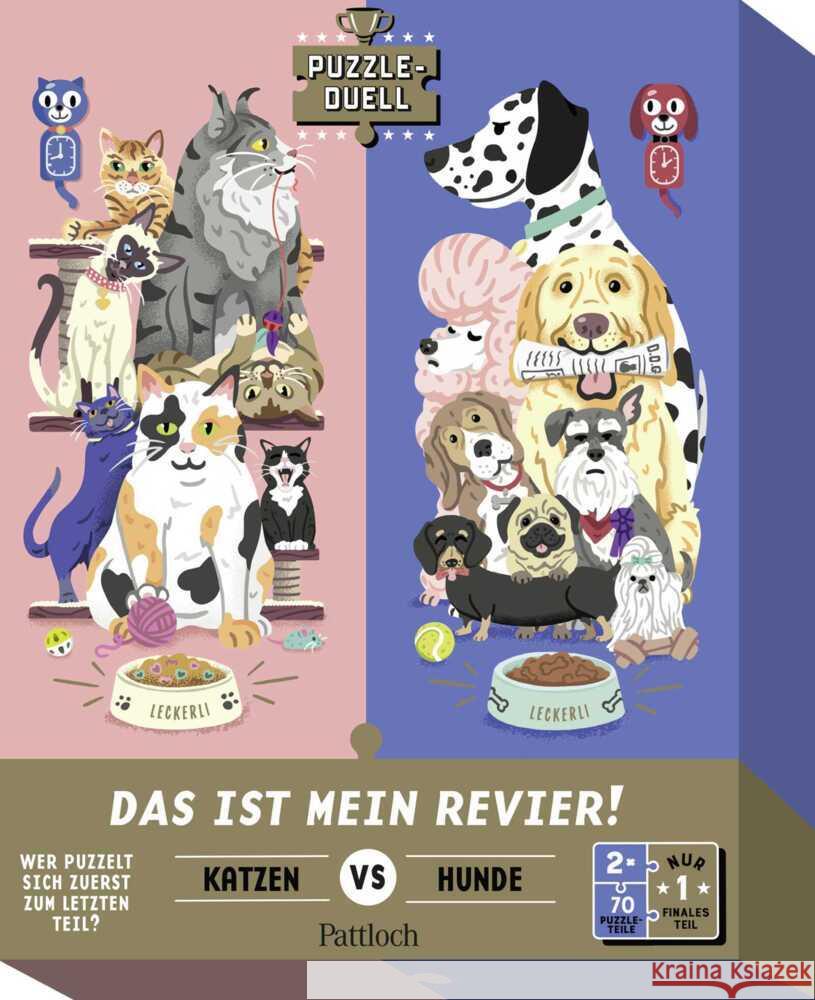 Puzzle-Duell - Das ist mein Revier! Ridley's Games 4260308346170 Pattloch - książka