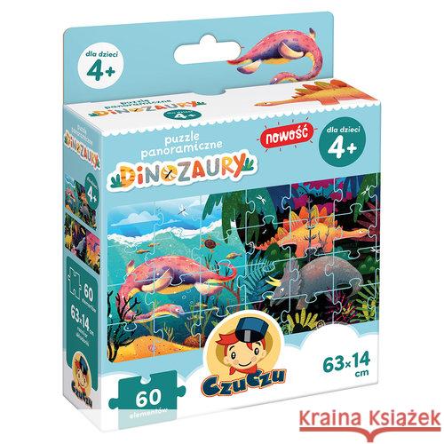 Puzzle panoramiczne Dinozaury  5902983491309 Bright Junior Media - książka