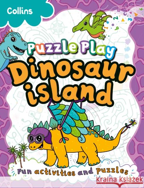 Puzzle Play Dinosaur Island Collins Kids 9780008665920 HarperCollins Publishers - książka