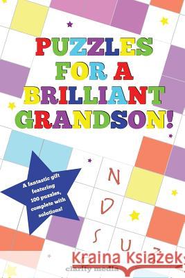 Puzzles For A Brilliant Grandson Media, Clarity 9781492960607 Createspace - książka