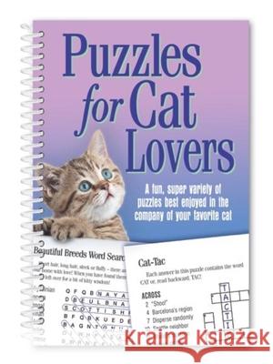 Puzzles for Cat Lovers Product Concept 9781733625050 Product Concept Mfg., Inc. - książka