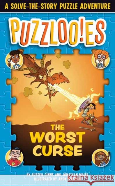 Puzzlooies! the Worst Curse: A Solve-The-Story Puzzle Adventure Russell Ginns Jonathan Maier Andy Norman 9780525572121 Random House Books for Young Readers - książka