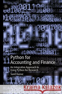 Python for Accounting and Finance Sunil Kumar 9783031546822 Springer Nature Switzerland - książka