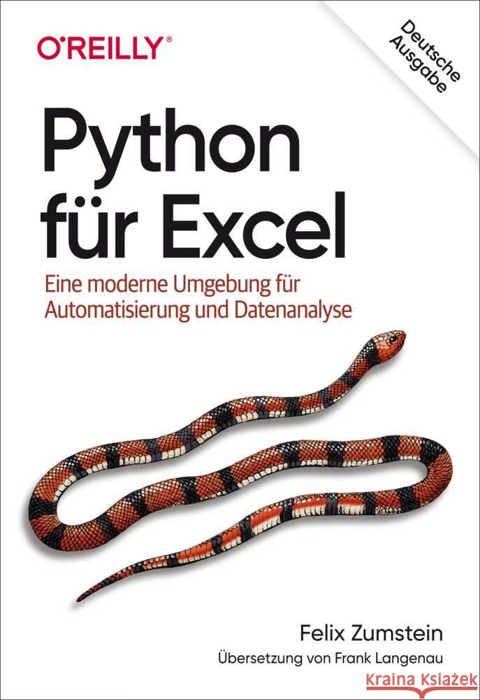 Python für Excel Zumstein, Felix 9783960091974 O'Reilly - książka