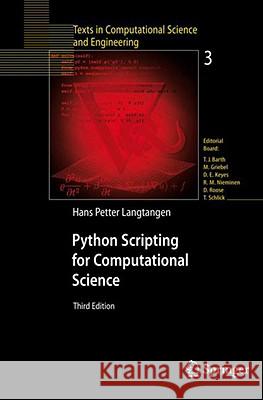 Python Scripting for Computational Science  9783540739159 Springer - książka