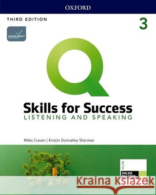 Q3e 3 Listening and Speaking Student Book and IQ Online Pack Oxford University Press 9780194905152 Oxford University Press - książka