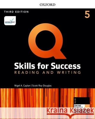 Q3e 5 Reading and Writing Student Book and IQ Online Pack [With eBook] Oxford University Press 9780194903967 Oxford University Press - książka
