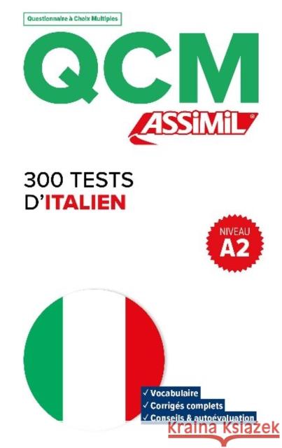 QCM 250 Tests D'Italien, niveau A2 Federico Benedetti 9782700508710 Assimil - książka