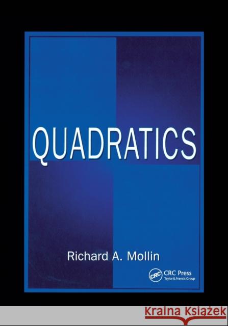 Quadratics Richard A. Mollin 9780367401528 CRC Press - książka