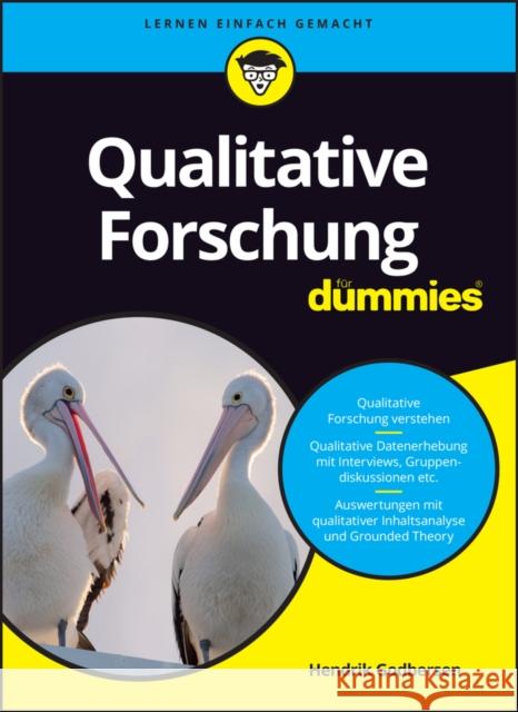 Qualitative Forschung fur Dummies H Godbersen 9783527721078 Wiley-VCH Verlag GmbH - książka