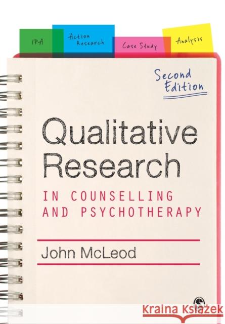 Qualitative Research in Counselling and Psychotherapy John McLeod 9781849200622  - książka