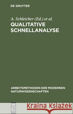 Qualitative Schnellanalyse G. Charlot 9783111321738 Walter de Gruyter - książka